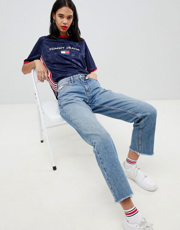 tommy mom jeans 90s