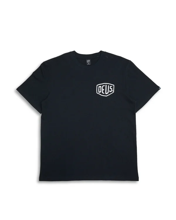 Футболка Deus Frontage tee чорна
