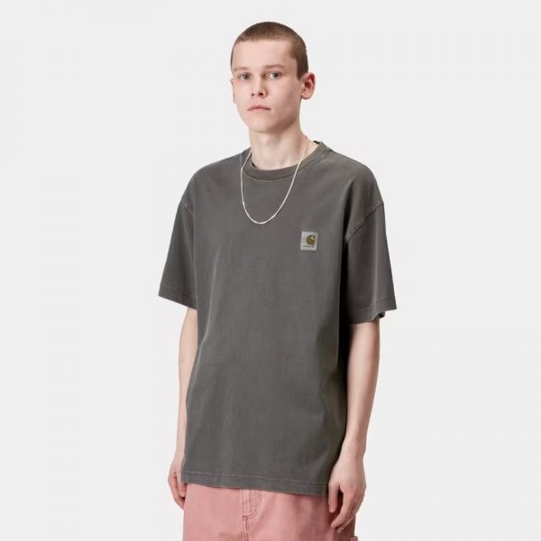 Футболка Carhartt сіра виварена
