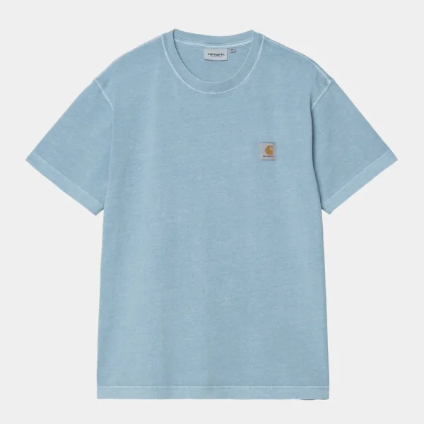 Футболка Carhartt блакитна виварена